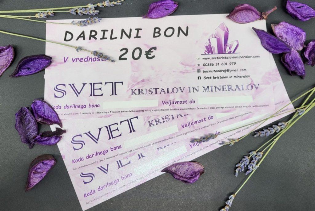 Darilni bon v vrednosti 20€