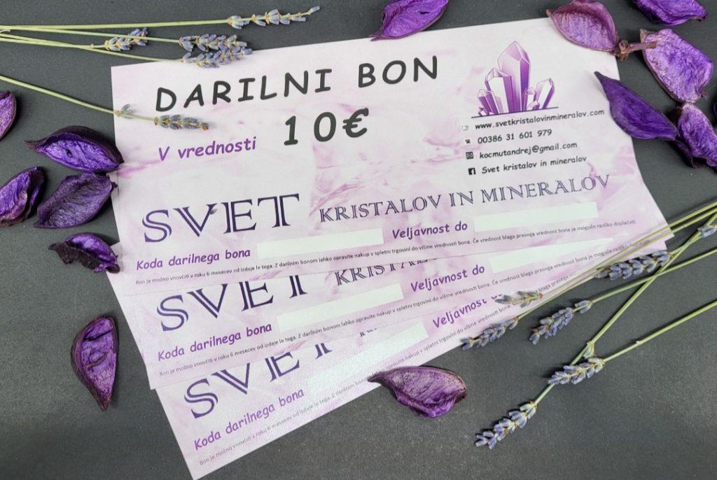 Darilni bon v vrednosti 10€