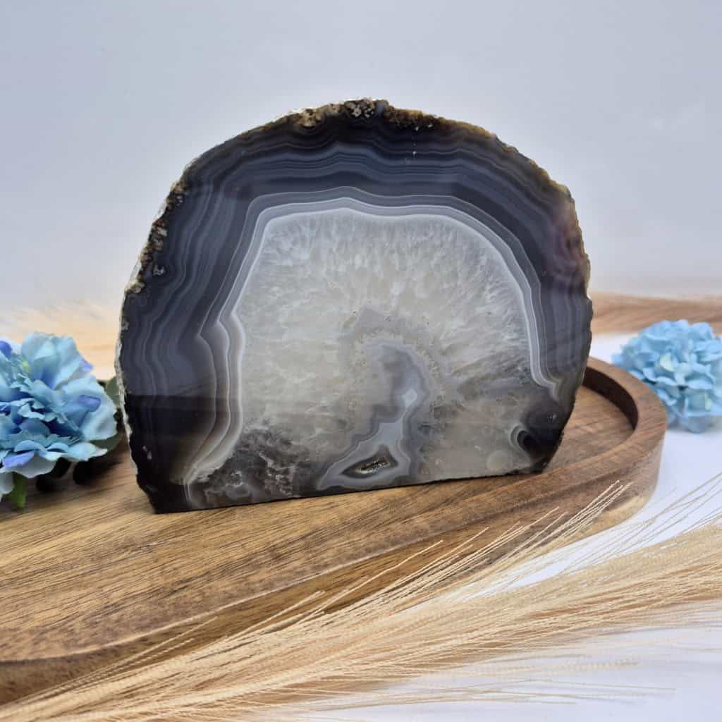 Ahat geoda (AG18) - naravni mineral kristal