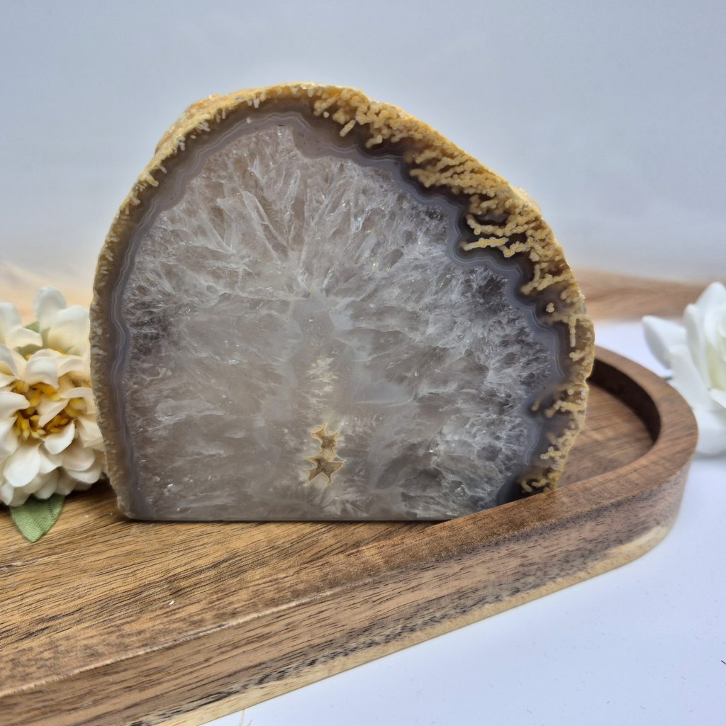 Ahat geoda (AG15) - naravni mineral kristal