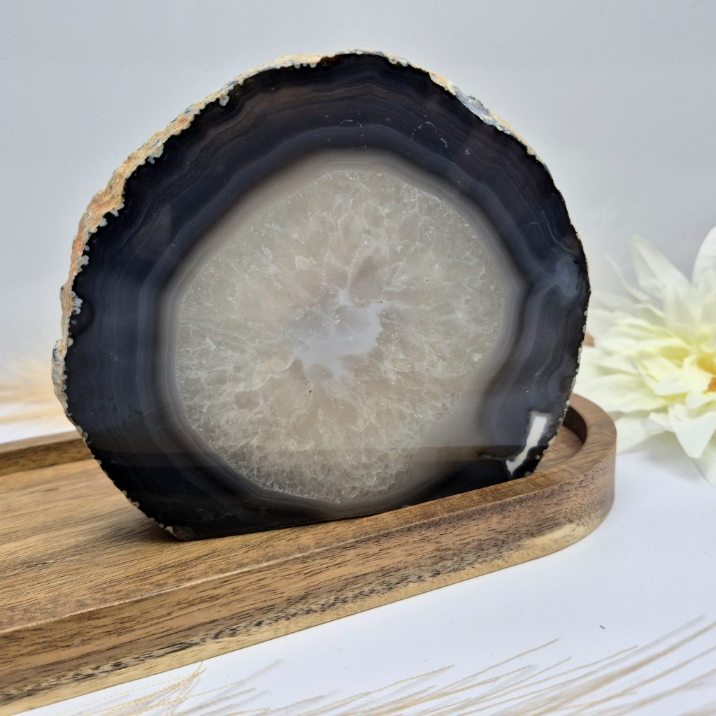 Ahat geoda (AG8) - naravni mineral kristal