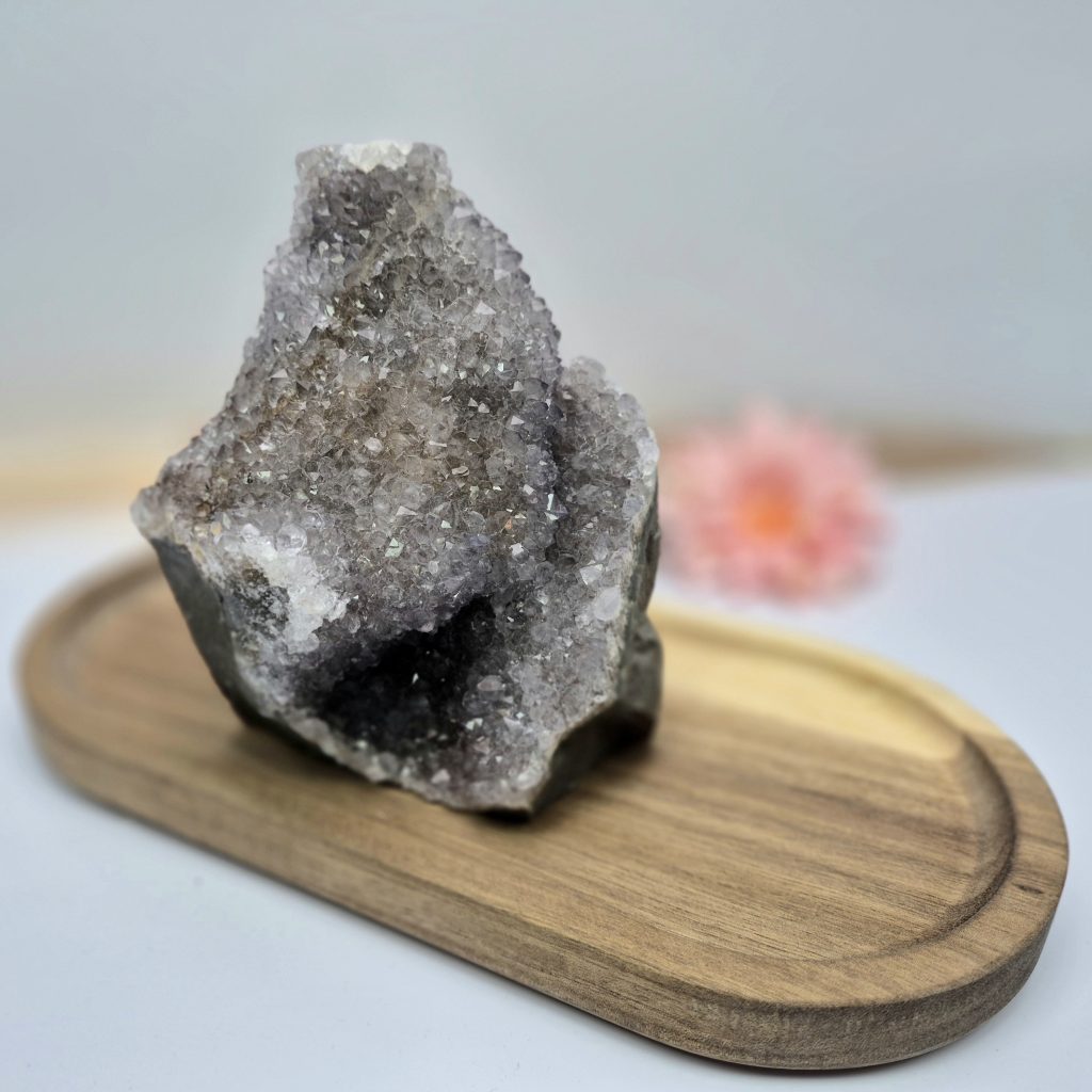 Ametist stolp (AS18) - naravni mineral kristal