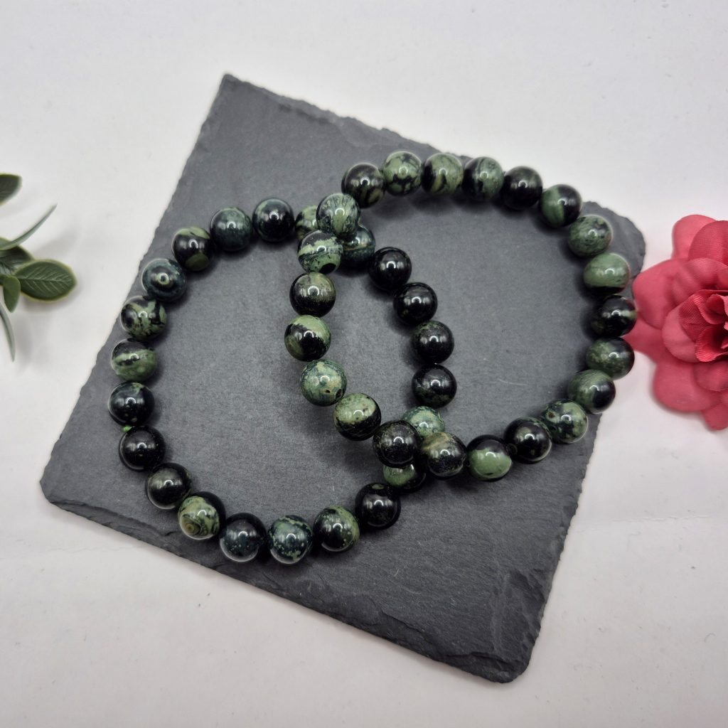 Jaspis kambodža zapestnica