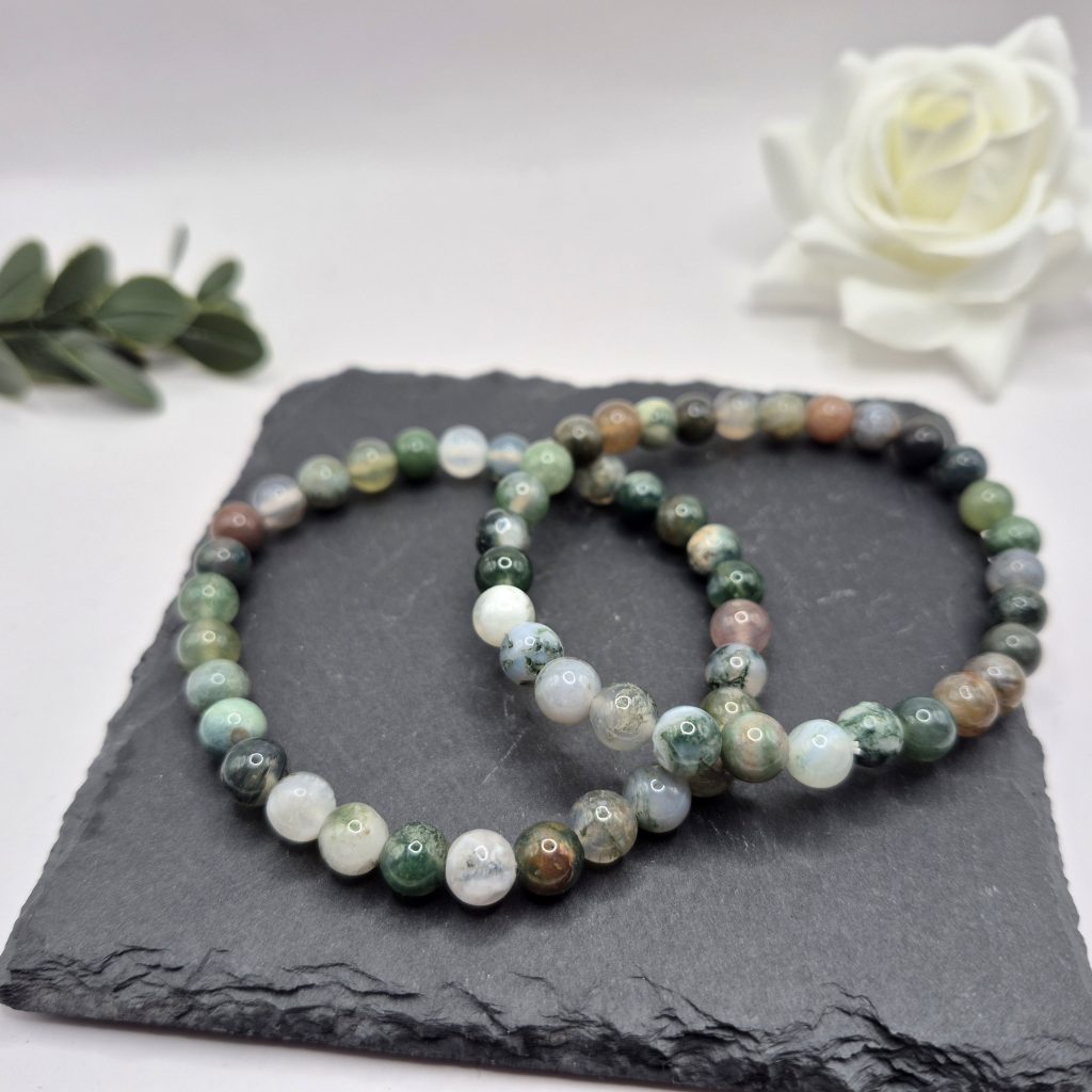 Mahovni Ahat zapestnica