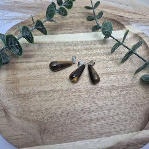 Tigrovo oko obesek - kaplja